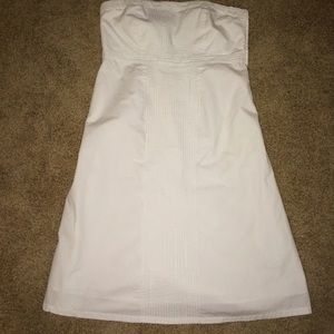 White GAP strapless dress